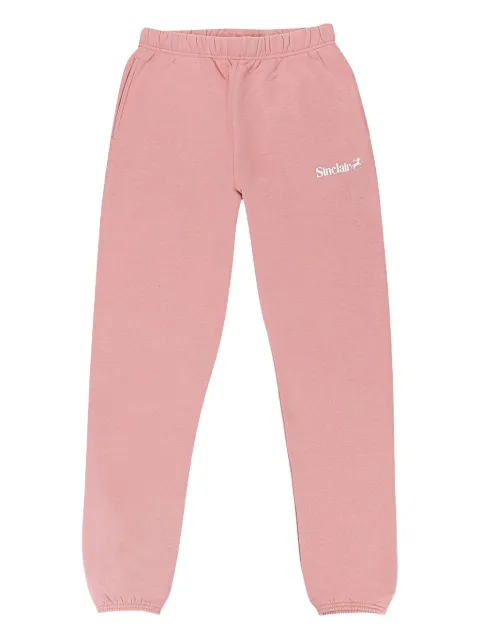 Sinclair logo-print track pants Pink SWEATPANTSPNK