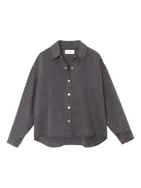 Xirena collared buttoned top Grey X5LWD001