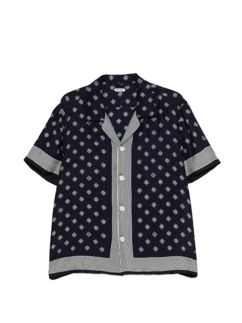 BODE Foyer Diamond shirt Blue MRS26SH009