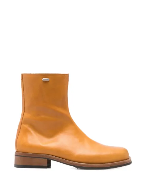 OUR LEGACY Camion leather boots Neutrals A2267CCO