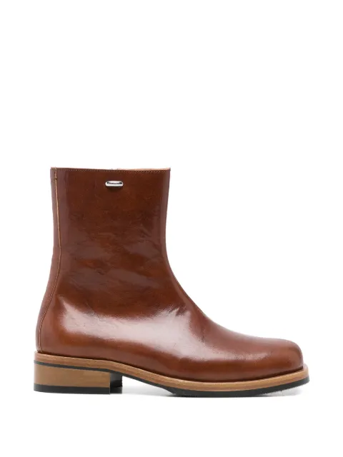 OUR LEGACY Camion leather ankle boots Brown A2267CC