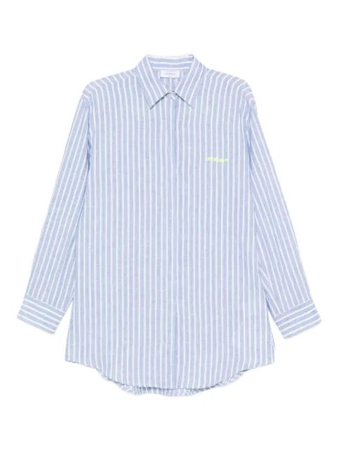 Off-White striped shirt dress Blue OWDB56DT25FAB001