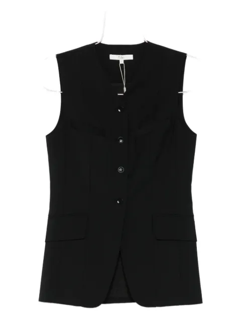 Tibi V-neck waistcoat Black F125TW7956