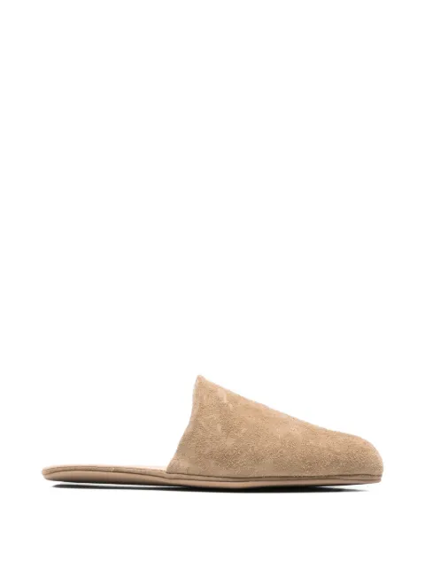OUR LEGACY Cigarr suede mules Neutrals A2267CCE