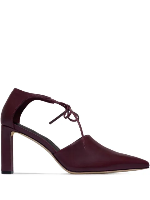 Bernardo Bernardo 1946 82mm Siena lace-up pumps Purple SIENA