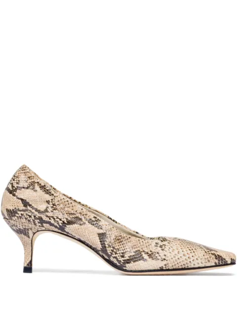 Bernardo Bernardo 1946 57mm Manu snakeskin-effect pumps Neutrals MANU