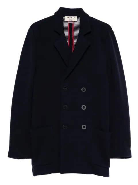 A.N.G.E.L.O. Vintage Cult 2000s wool double-breasted blazer Black AN480BW