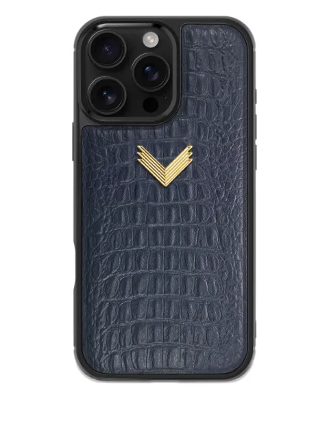 VELANTE Justus iPhone 16 Pro Max phone case Blue 01PARAI16PMGNIGHTBLUE