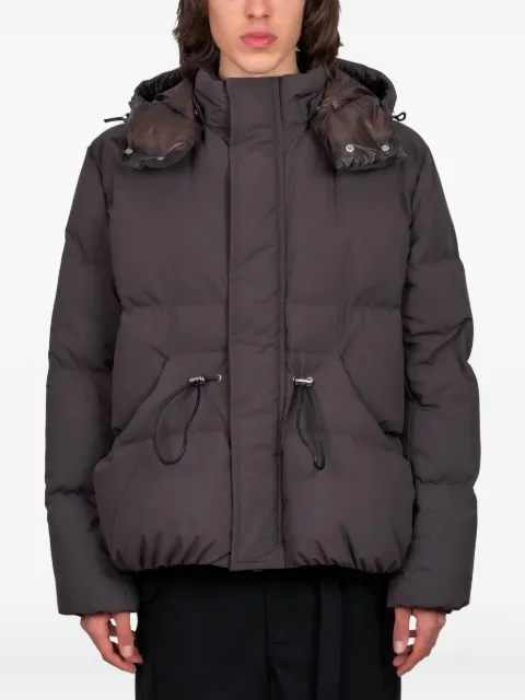 sacai hooded puffer jacket Grey 2503850M