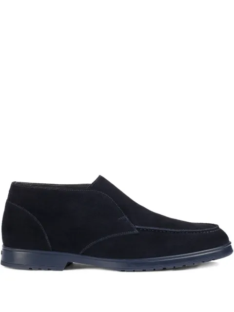 Doucal's suede slip-on boots Blue DU3468JEREUN009BB00