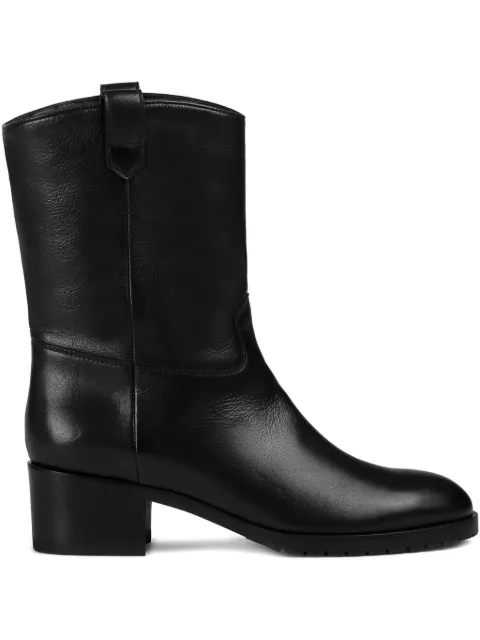 Doucal's zip-up leather ankle boots Black DD8832ROXAUF214NN00