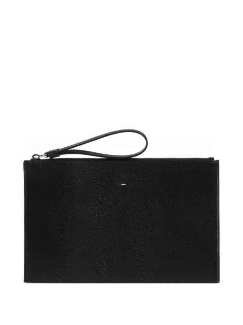 Doucal's leather document pouch Black DA0022PA0N00