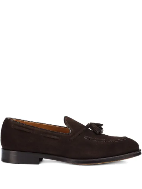 Doucal's tassel-detailing suede loafers Brown DU3339ORVNUF009TM23