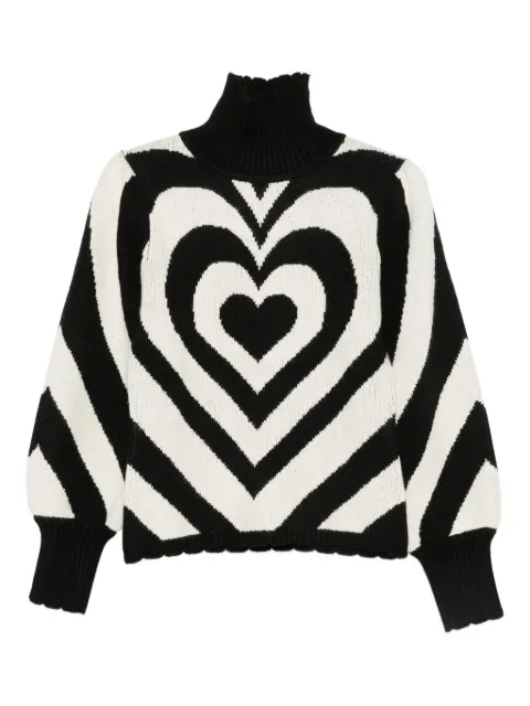 FARM Rio Heart sweater Black 345809