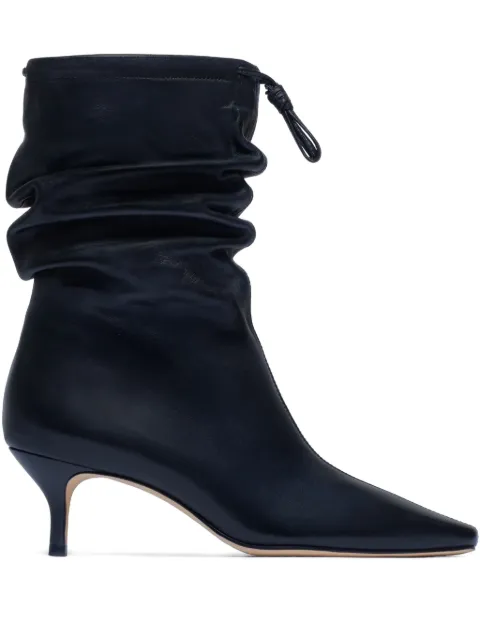 Bernardo Bernardo 1946 57mm Mazzi scrunched leather boots Black MAZZI