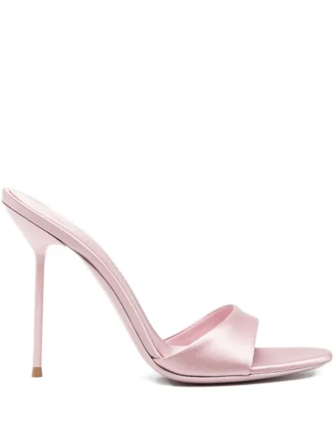 Paris Texas 105mm Lidia stiletto heeled mules Pink PX836XTSAT