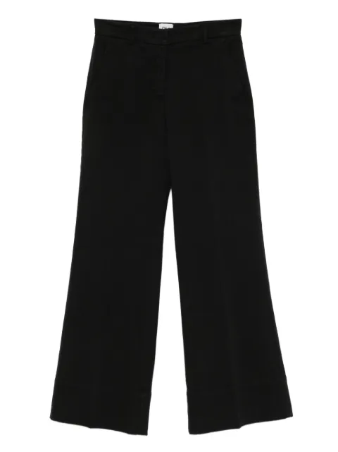 QUELLEDUE Melody flared trousers Black 408759MELODYD