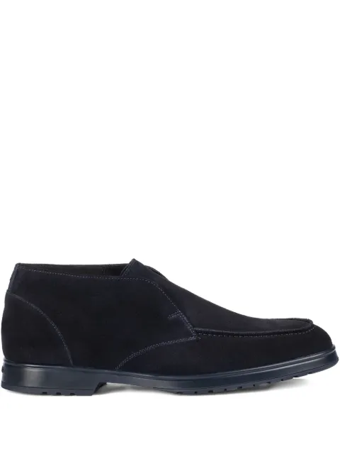 Doucal's suede slip-on boots Blue DU3468JEREUF009BB00
