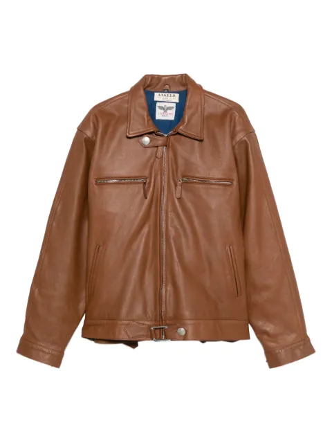 A.N.G.E.L.O. Vintage Cult 1990s leather jacket Brown AN600BT