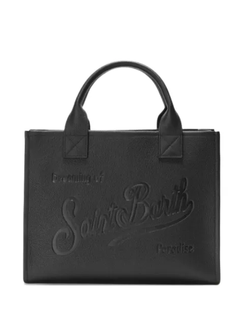 MC2 Saint Barth large Vanity Embossed tote Bag Black VANBG001