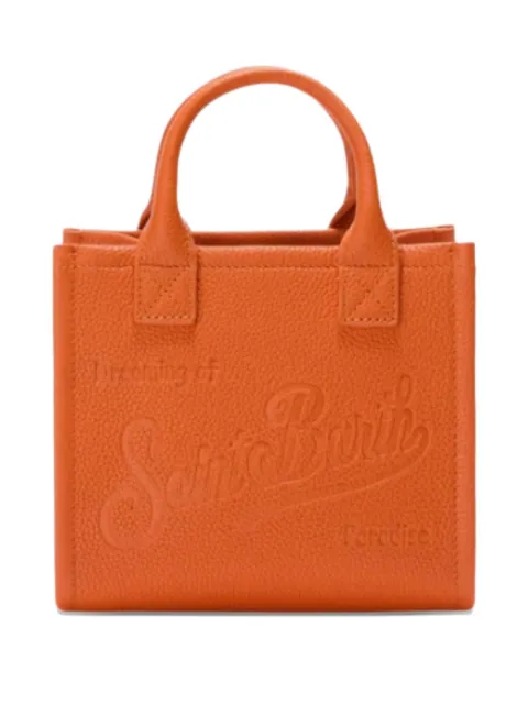 MC2 Saint Barth mini embossed-logo tote bag Orange VANMI00100751I