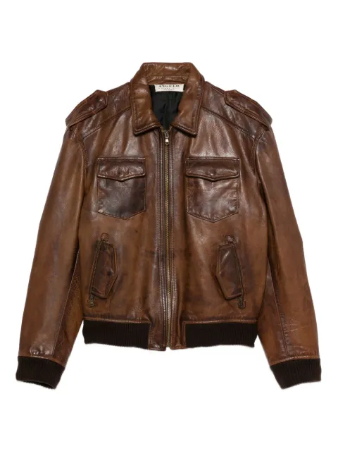 A.N.G.E.L.O. Vintage Cult 1990s leather jacket Brown AN750BR