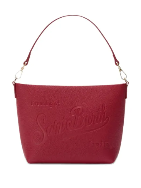 MC2 Saint Barth Aline embossed-logo tote bag Red ALI003400777I