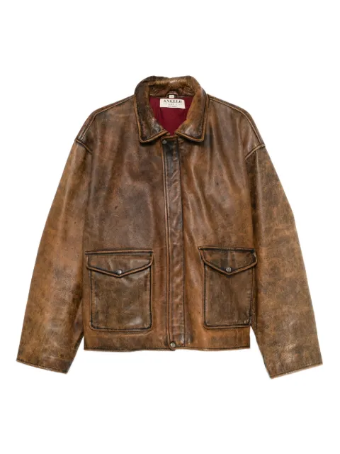 A.N.G.E.L.O. Vintage Cult 1990s leather jacket Brown AN600BS