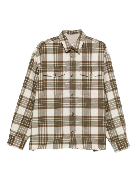 AMI Paris cotton shirt Brown USH771WV0094