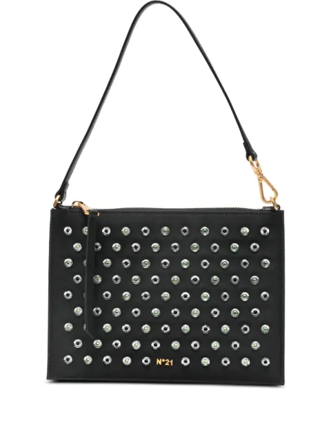 Nº21 stud-embellished shoulder bag Black 25IBP0990RH01