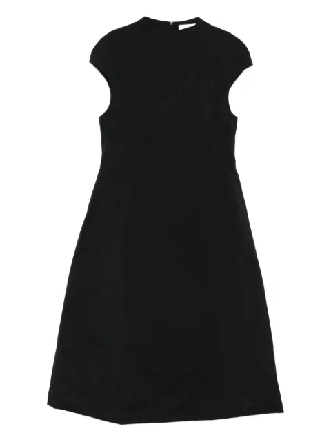 Amomento cap-sleeve dress Black AM25FWW05DR