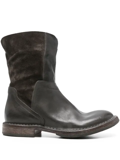 Moma Minsk panelled ankle boots Black 78510CKF