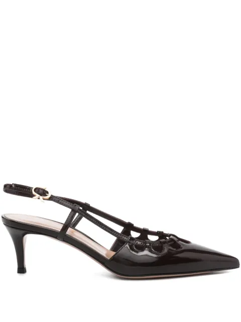 Gianvito Rossi 55mm slingback pumps Brown G9556255RICNUIT