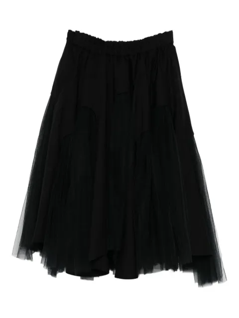 Noir Kei Ninomiya tulle skirt Black 3PS012