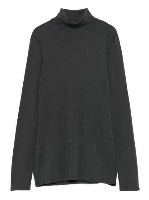 Amomento roll-neck long-sleeve top Grey AM25FWW02TL