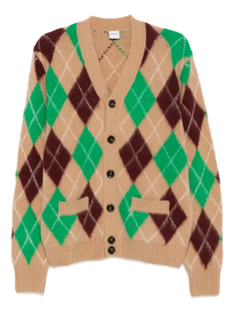 ASPESI argyle-pattern cardigan Neutrals 25PQUM4705165DS