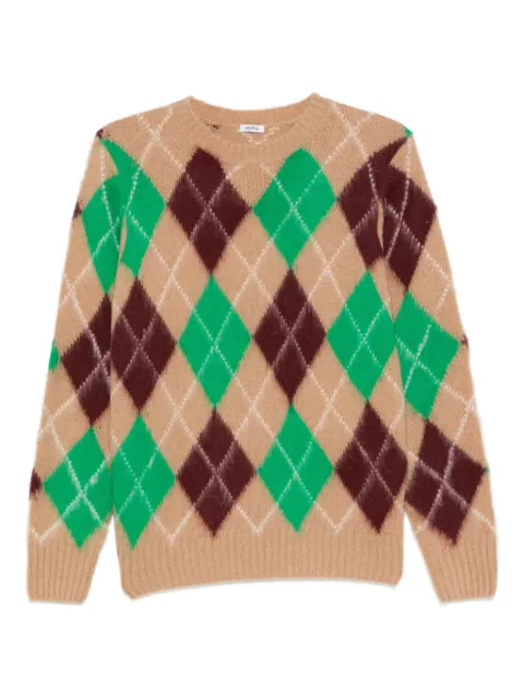 ASPESI argyle-pattern sweater Brown 25PP31835165DS