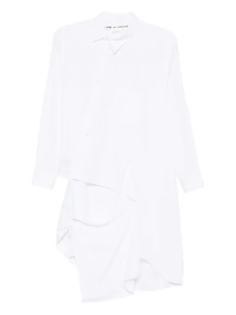 Comme Des Garçons draped shirt White GPB011