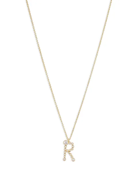 Sophie Bille Brahe 18K recycled yellow gold Soprano R diamond necklace Gold NL24LEBEZRWH