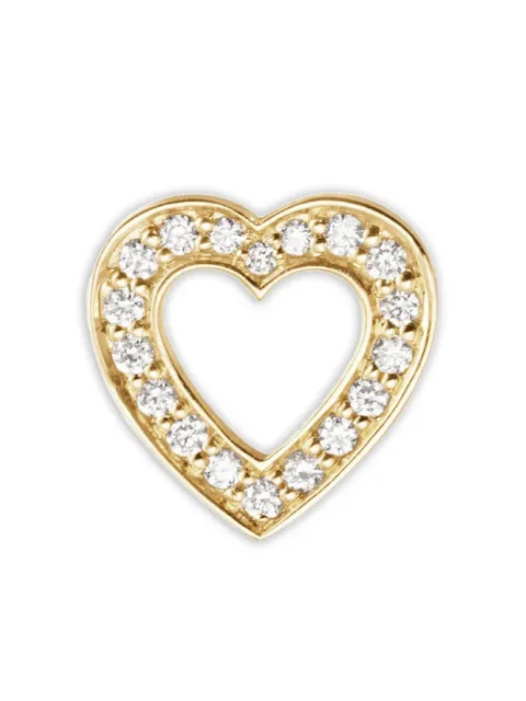 Sophie Bille Brahe 18K recycled gold Amour diamond earring Gold EA23GRANHRTWH
