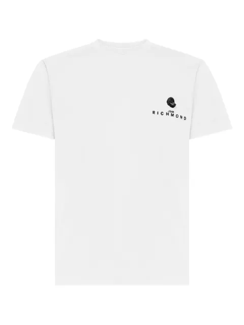 John Richmond embroidered logo T-shirt White RMA25202TS