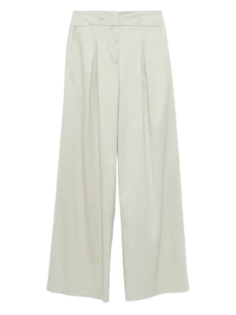 Peserico pleated-detail pants Green A0455806464