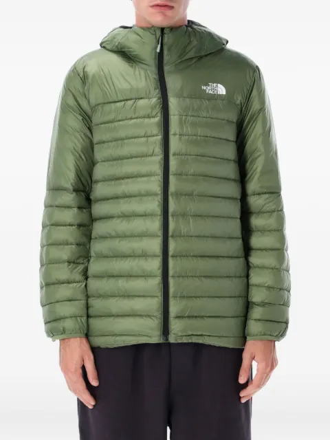 The North Face hooded quilted padded jacket Green NF0A88TV