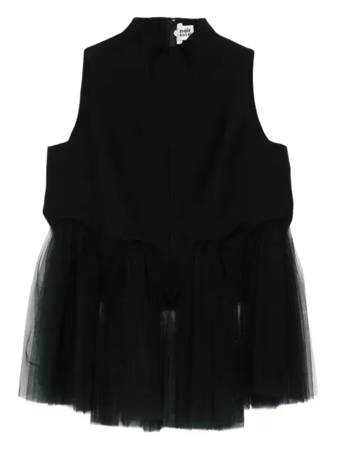 Noir Kei Ninomiya high-neck jacket Black 3PV016