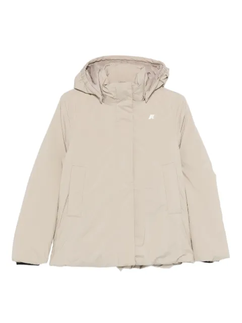 K-Way hooded padded jacket Neutrals K6133YW