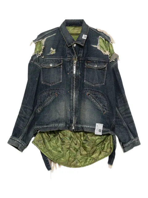Maison MIHARA YASUHIRO layered denim jacket Blue J15BL121