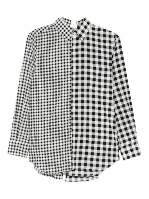 Comme Des Garçons gingham shirt Black GPB004
