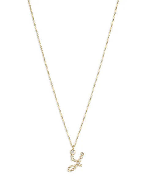Sophie Bille Brahe 18K recycled yellow gold Soprano Y diamond necklace Gold NL24LEBEZYWH