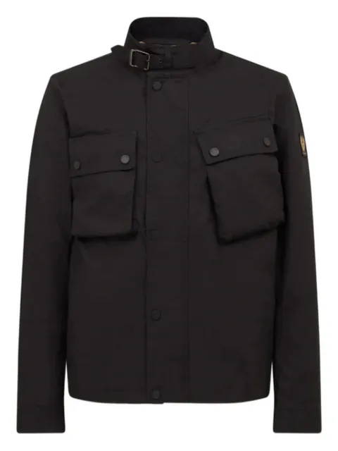 Belstaff button-fastening flap-pocket jacket Black 106017