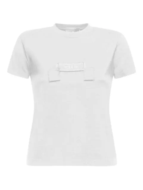 John Richmond embroidered cotton t-shirt White RWA25106TS